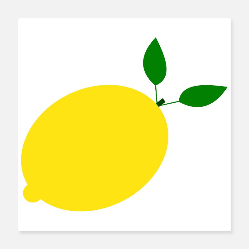 Citron Lime Lime Poster 40 x 40 cm