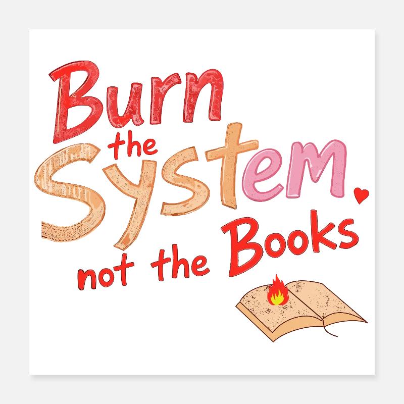 Brûler le système Poster 40 x 40 cm