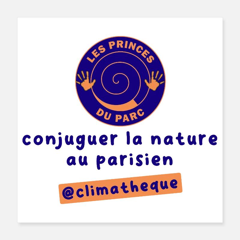 identite_visuelle_du_projet_climatheque Poster 40 x 40 cm