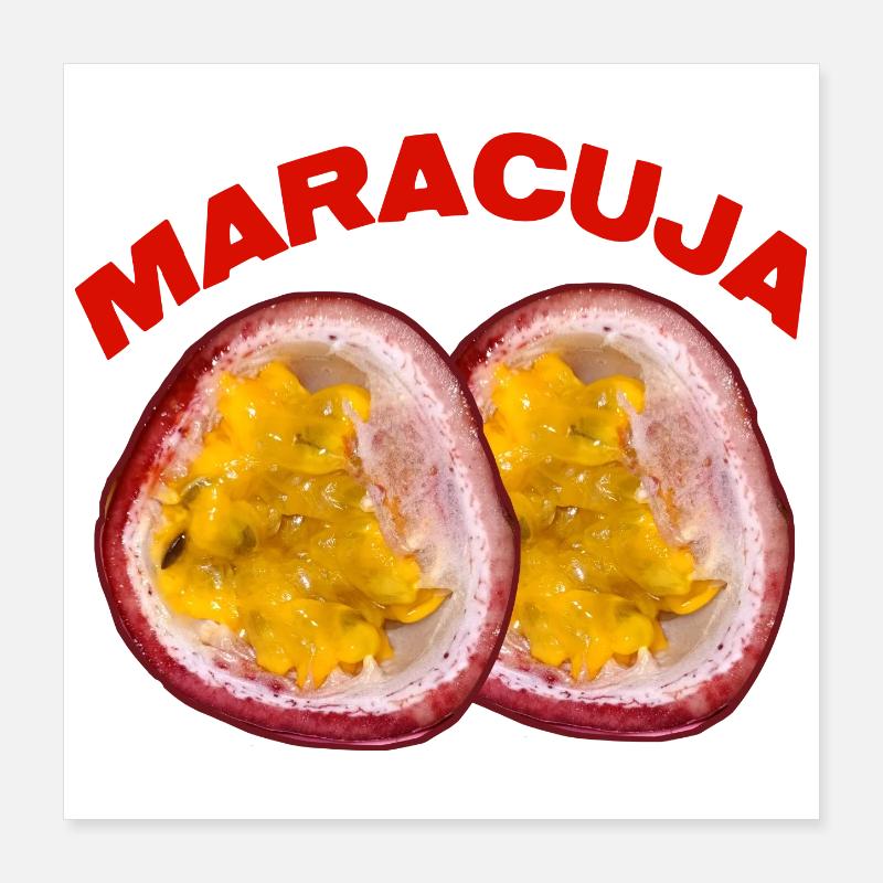 Fruit de l’amour fruit de la passion Poster 40 x 40 cm