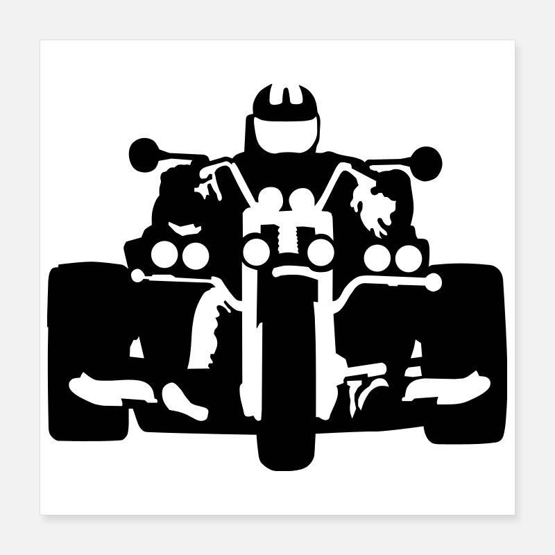 trike Poster 16" x 16" (40x40 cm)