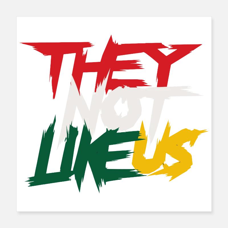 Bold Identity Statement Poster 16" x 16" (40x40 cm)