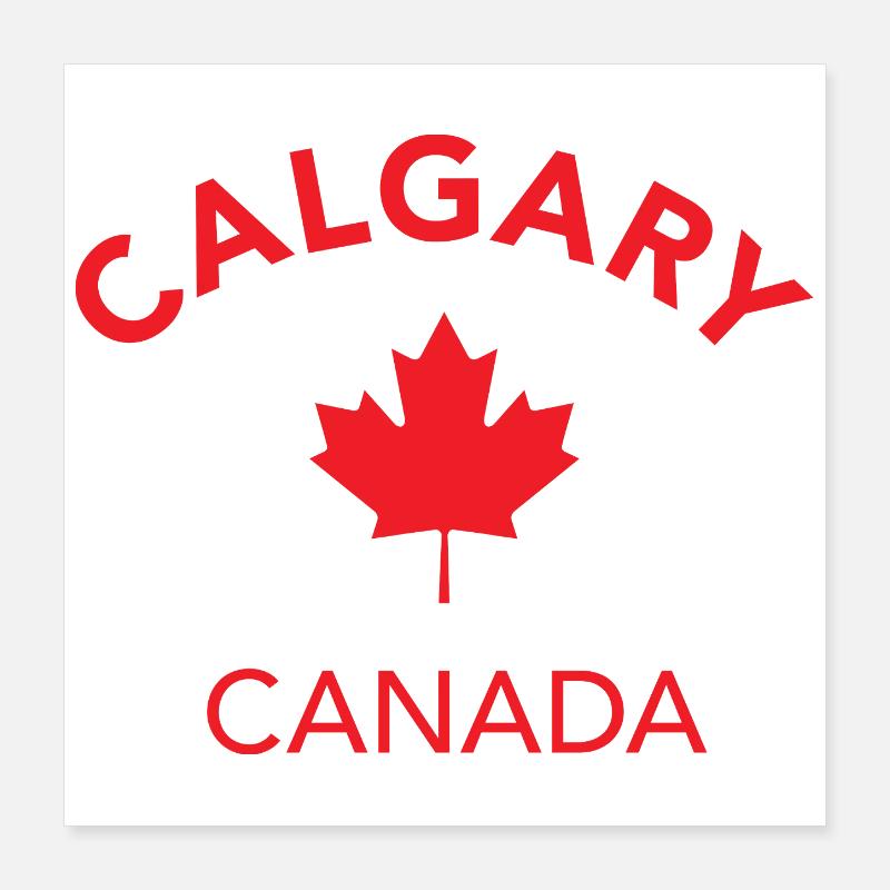 CALGARY CANADA Poster 40x40 cm