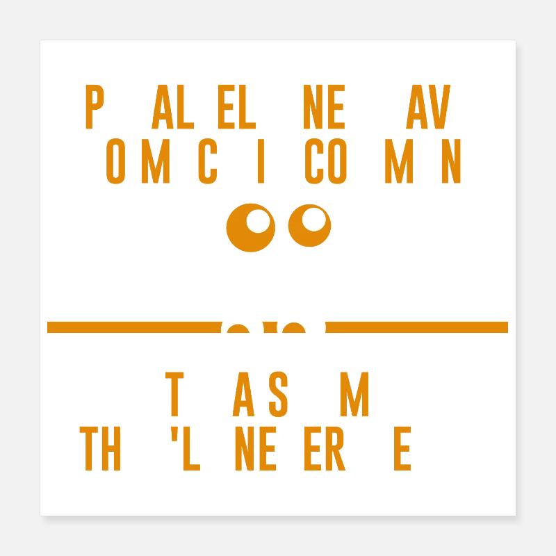 Funny Math Sayings Math Teacher - Poster 16" x 16" (40x40 cm) - white