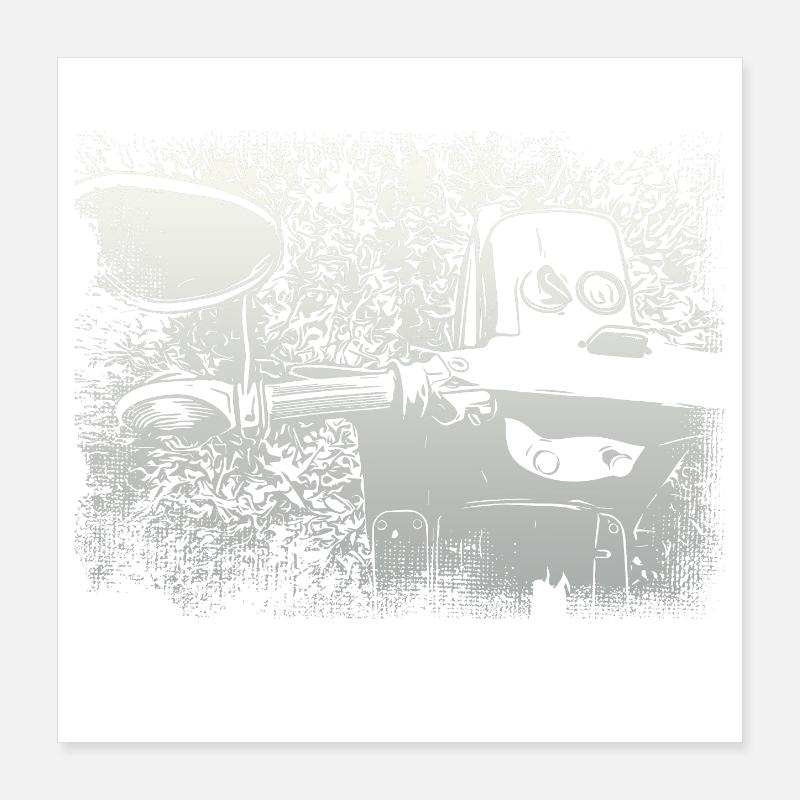 Hirondelle simson KR51 Poster 40 x 40 cm