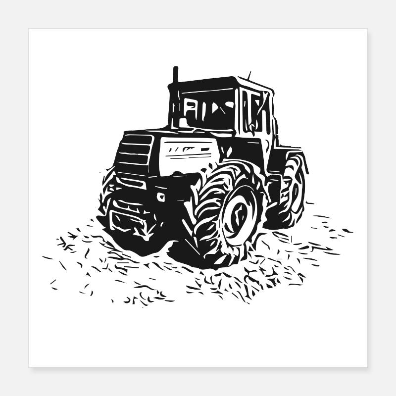 MB trac Poster 40x40 cm