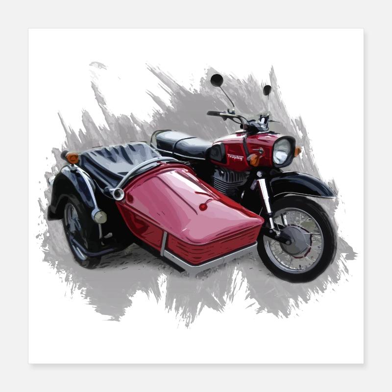 Simson Schwalbe Duo Poster 40 x 40 cm