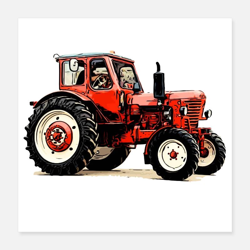 Belarus mts 50 Poster 16" x 16" (40x40 cm)