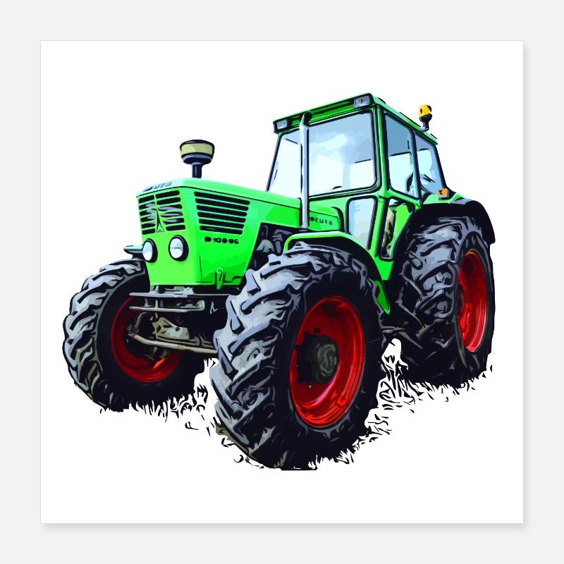 Traktor Deutz 13006 Poster 40x40 cm