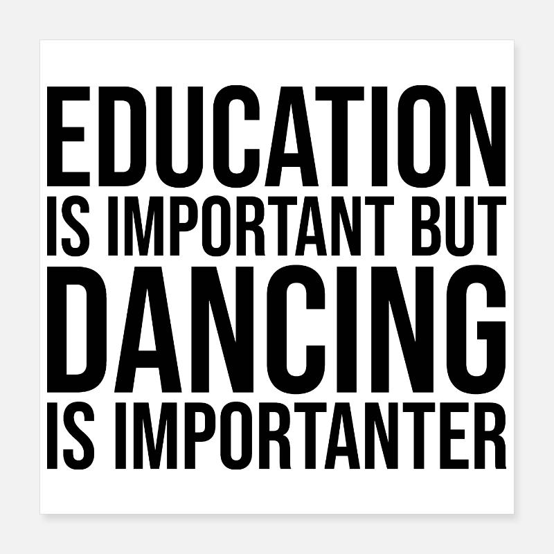 Dancing Poster 16" x 16" (40x40 cm)