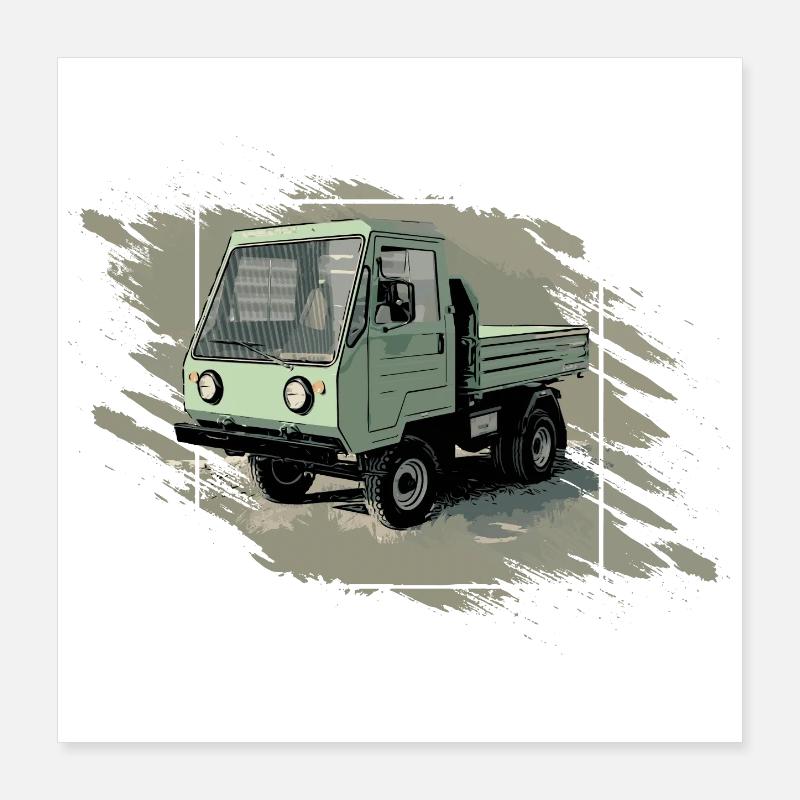 MULTICAR M24 DDR LKW Poster 40x40 cm