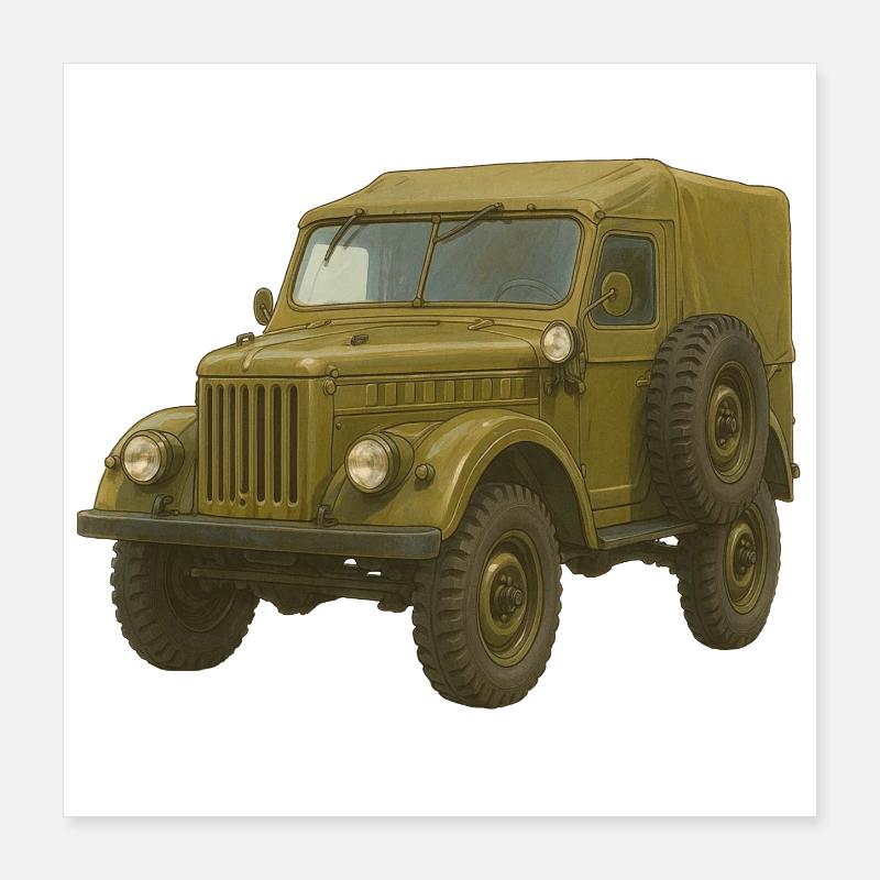 gaz 69 Poster 40 x 40 cm