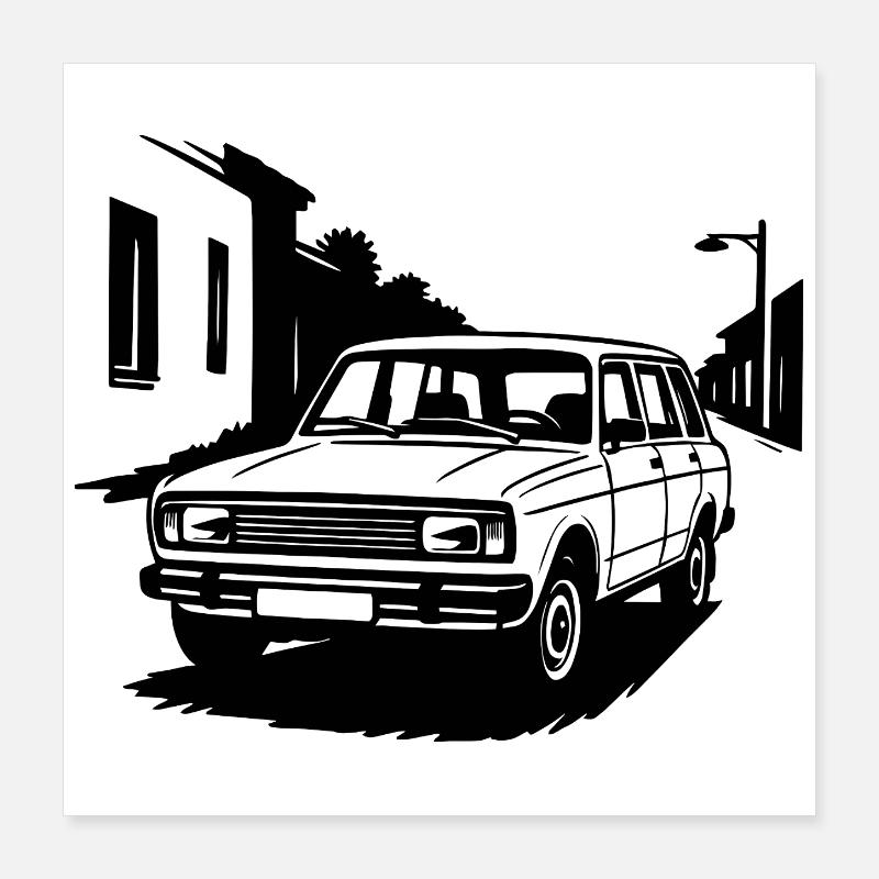 Légende du bloc de l’Est Poster 40 x 40 cm