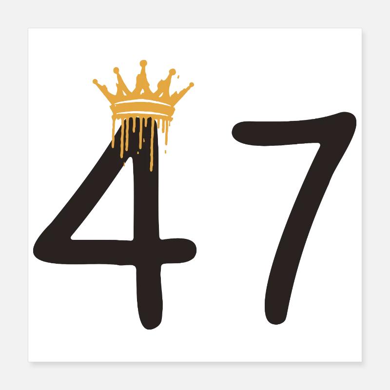 47 Poster 16" x 16" (40x40 cm)