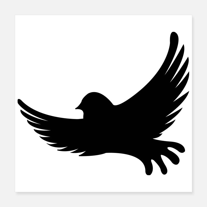 Bird Vogel Poster 16" x 16" (40x40 cm)