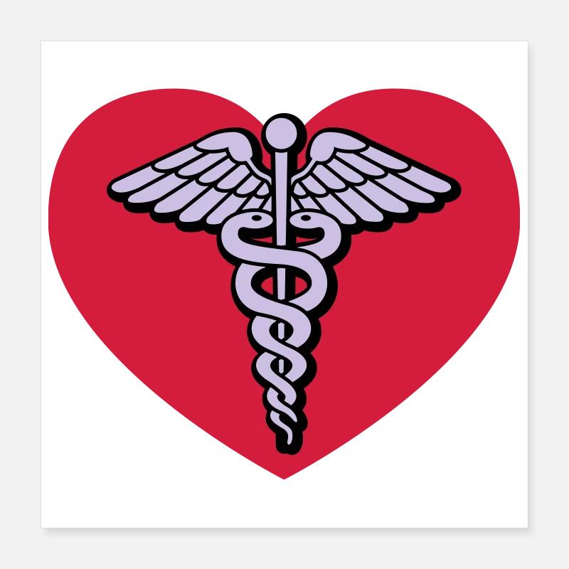 Arzt aus Liebe Poster 40x40 cm