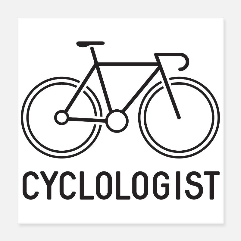 Cyclologue Poster 40 x 40 cm