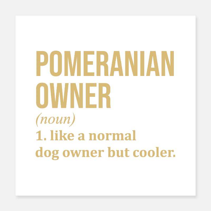 Pommern Poster 40x40 cm