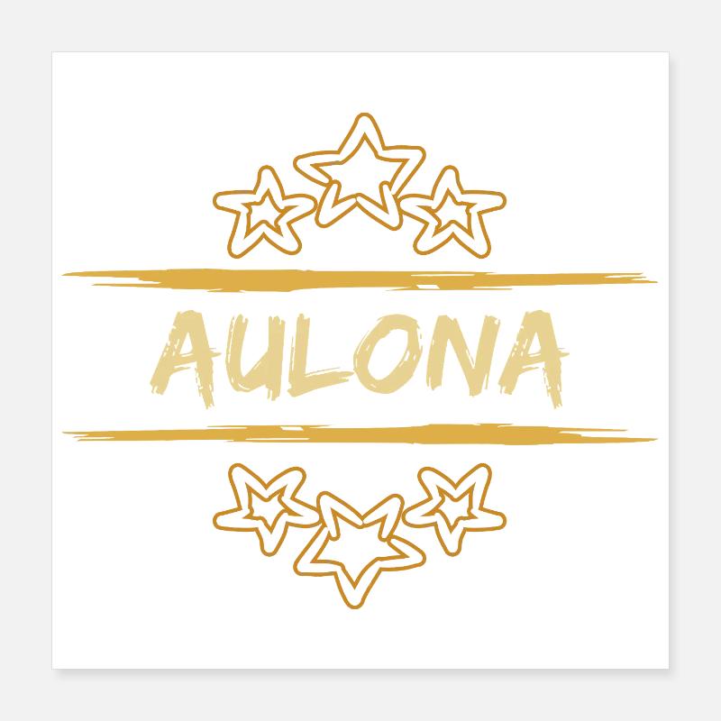 Aulona dans le rôle d’Aulona Poster 40 x 40 cm