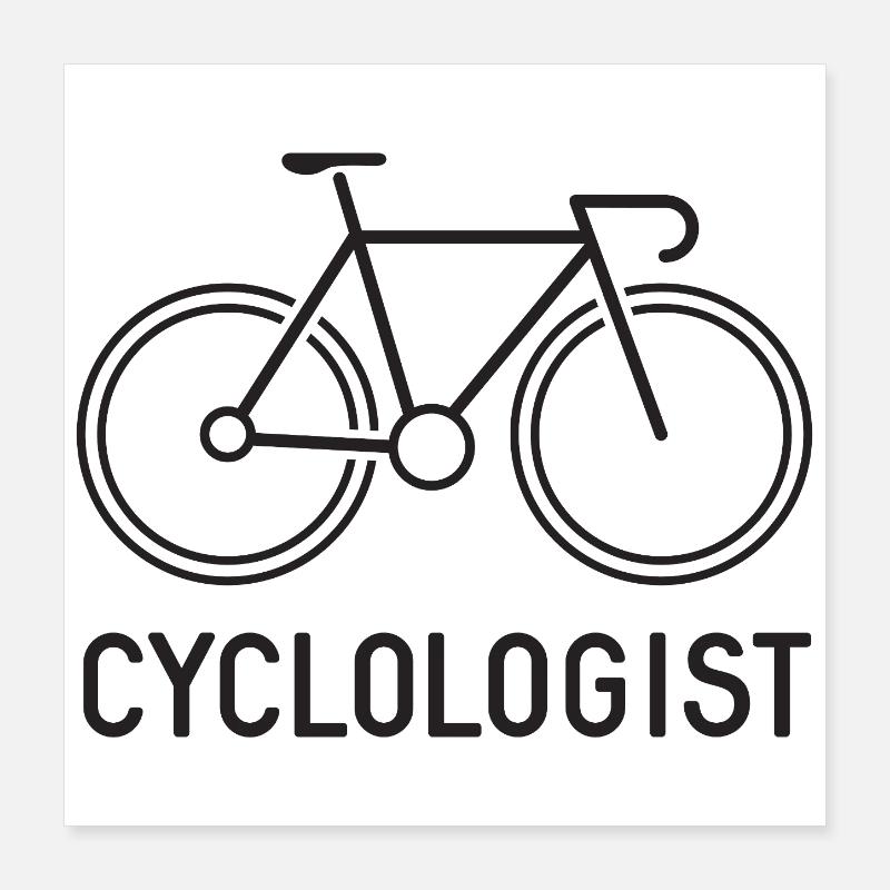 cyclologue Poster 40 x 40 cm