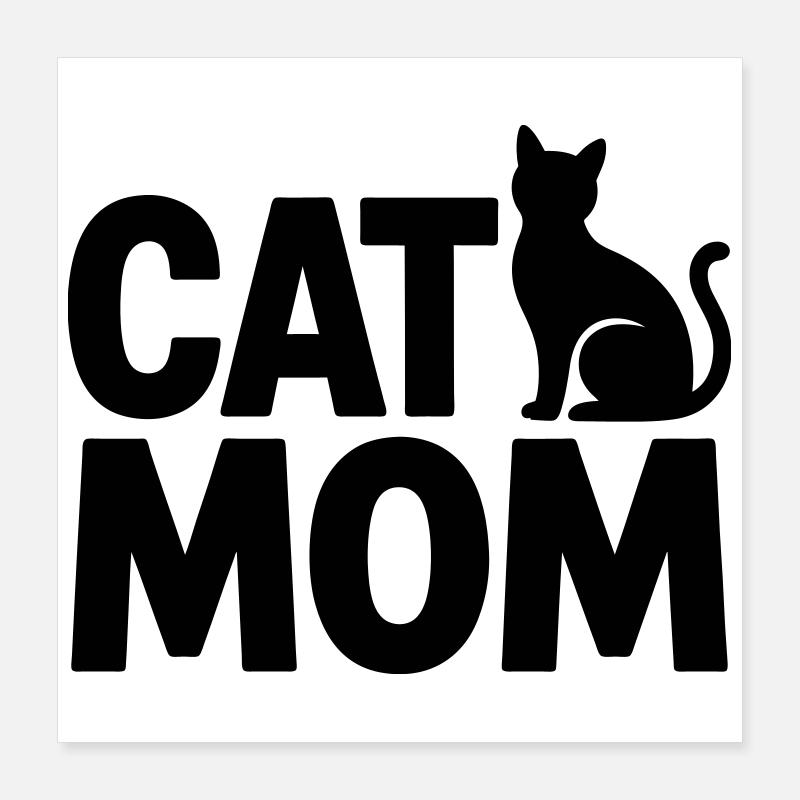 Maman Chat : Maman Chat Poster 40 x 40 cm