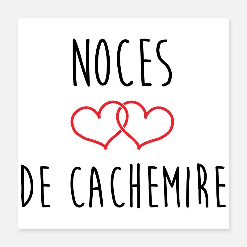 Kashmirbryllup 47 års ægteskab Poster 40x40 cm