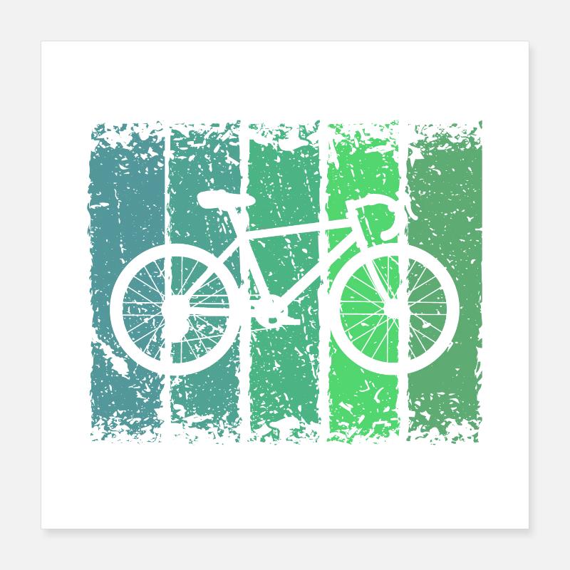 Fahrrad Poster 40x40 cm
