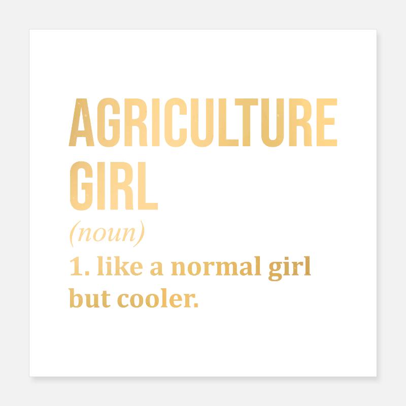 Landwirtschaft Poster 40x40 cm