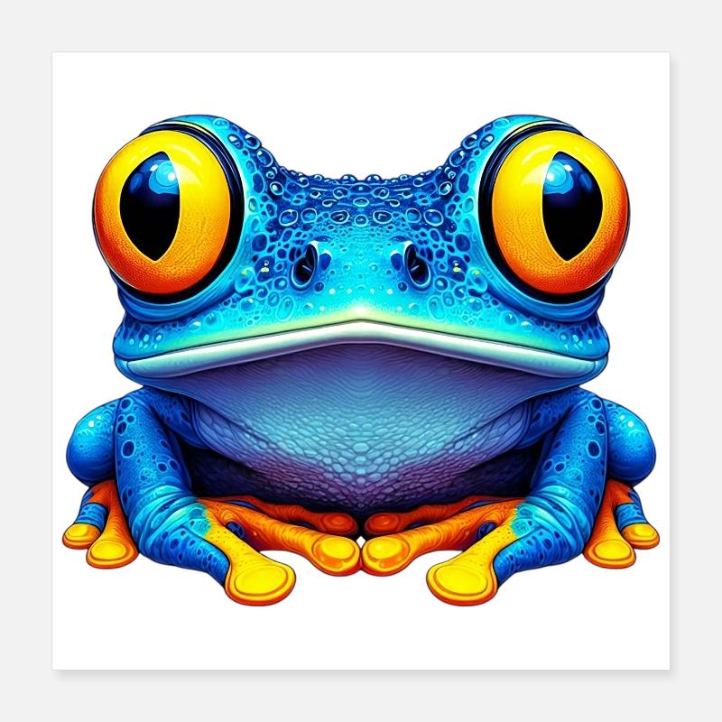 Grenouille Poster 40 x 40 cm