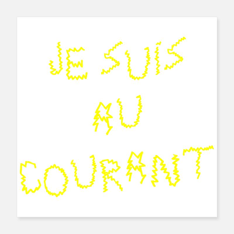 I KNOW ABOUT IT! Poster 16" x 16" (40x40 cm)