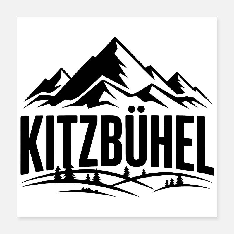 Kitzbühel - Création de souvenirs Poster 40 x 40 cm