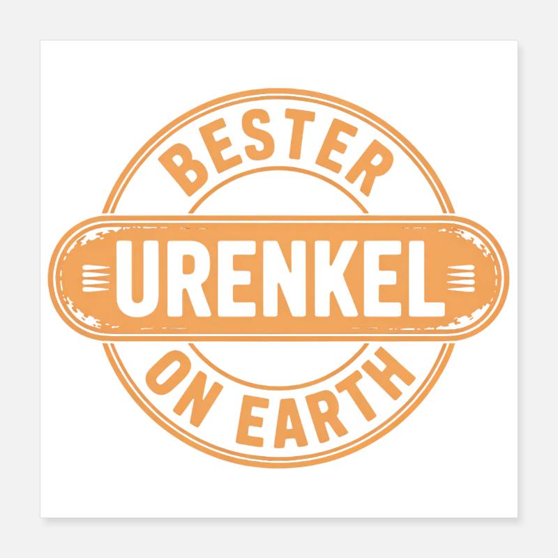 Bester Urenkel Poster 40x40 cm