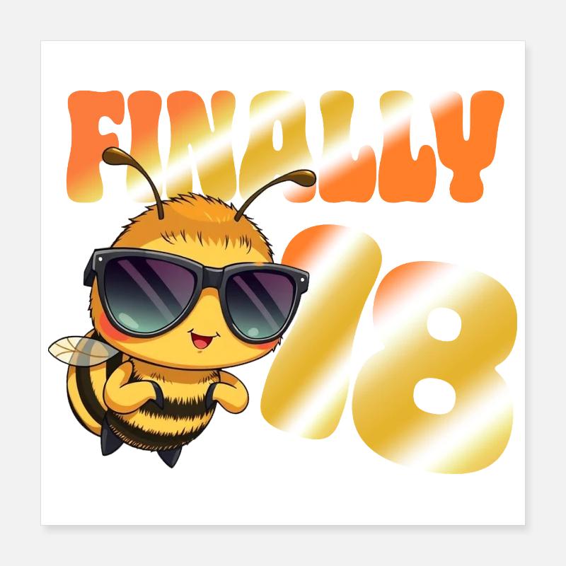 Finalement, 18 Poster 40 x 40 cm