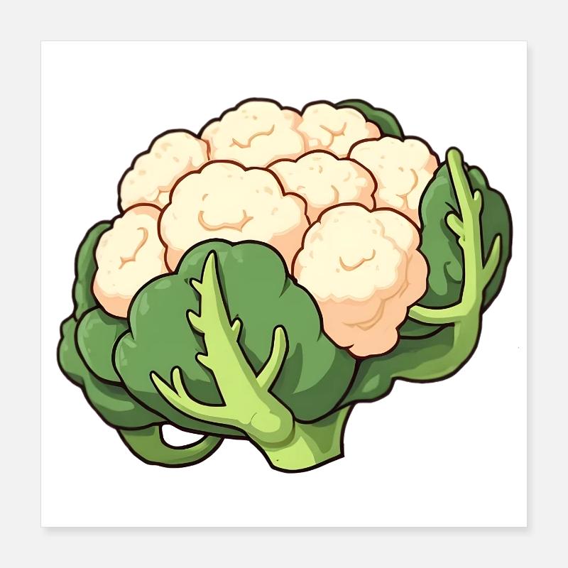 cauliflower Poster 16" x 16" (40x40 cm)