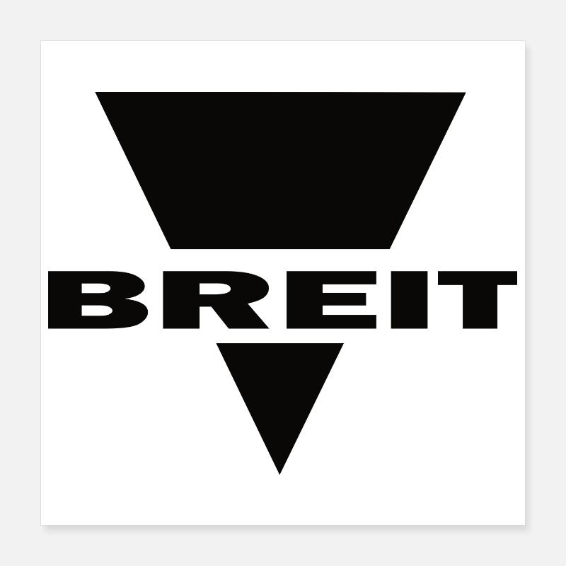 Breit Poster 40x40 cm
