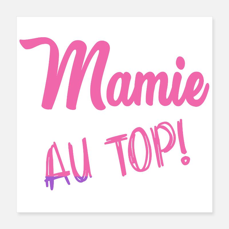 MAMIE Poster 40 x 40 cm