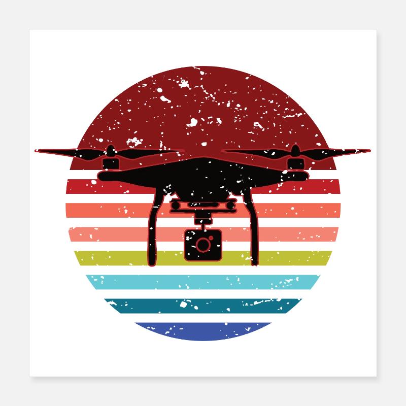 I've had enough, I'm going to fly, drone, drone pilot Poster 16" x 16" (40x40 cm)