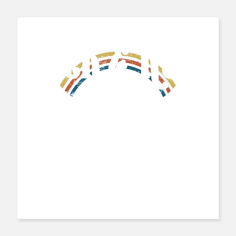 Rock & Roll Guitar Poster 40x40 cm