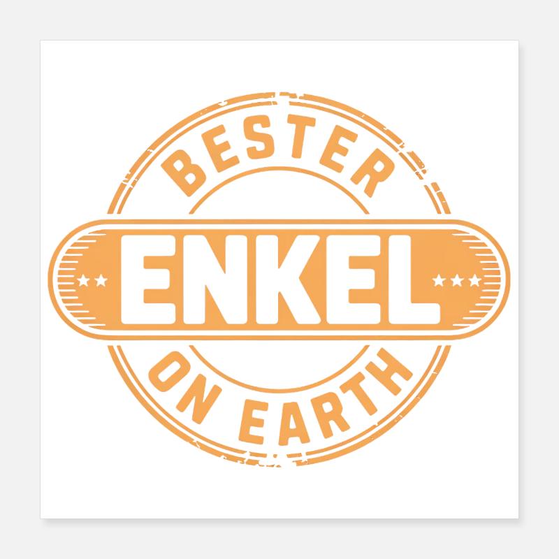 Bester Enkel Geschenk  Poster 40x40 cm