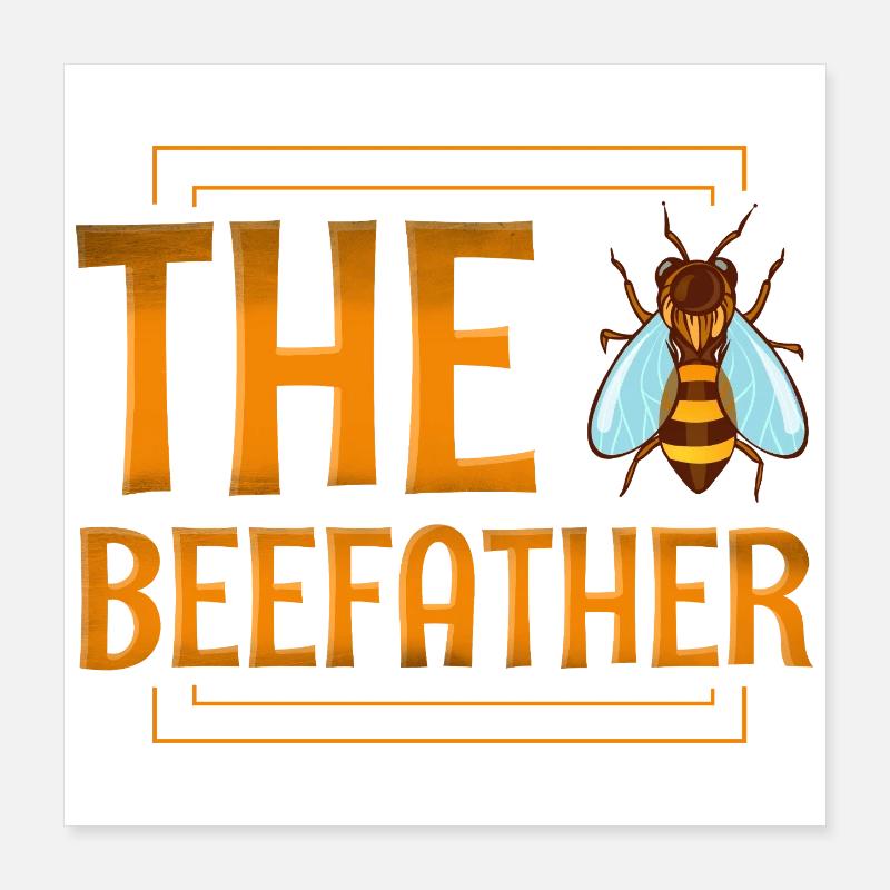 Beekeeper Poster 16" x 16" (40x40 cm)