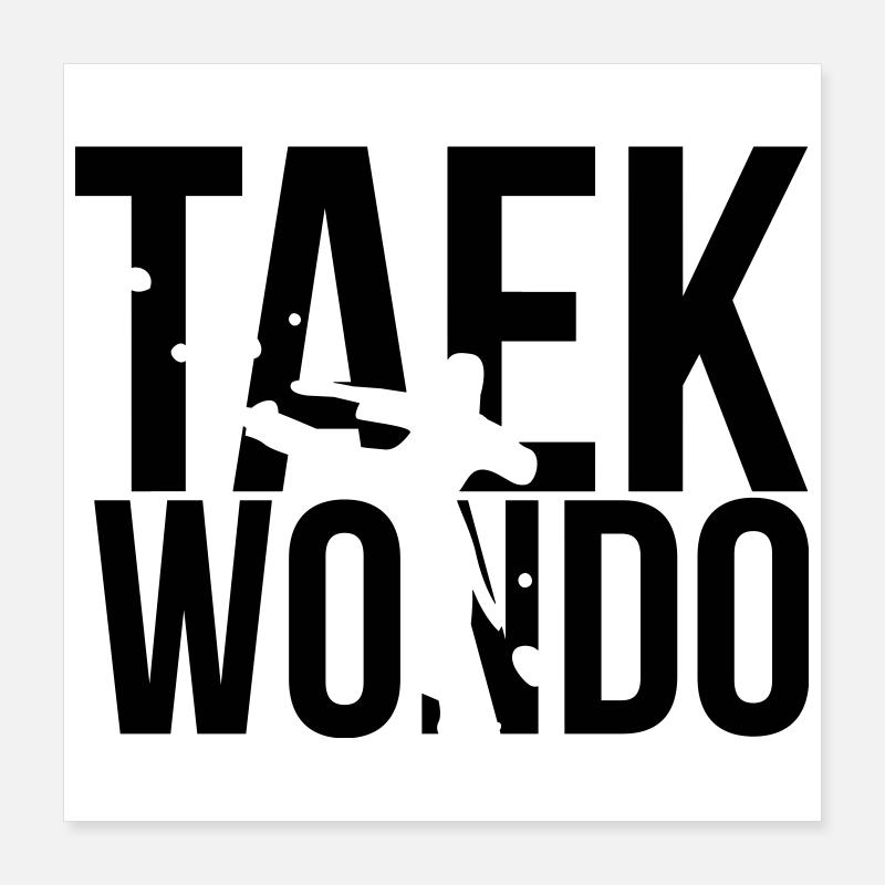taekwondo Poster 40 x 40 cm