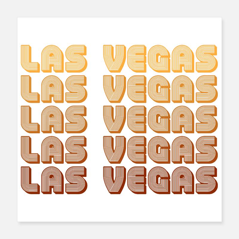 Grille de gradient de LasVegas Poster 40 x 40 cm
