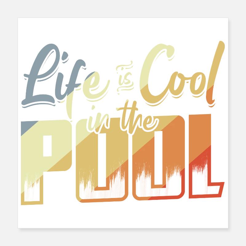 Lifeguard saying Poster 16" x 16" (40x40 cm)