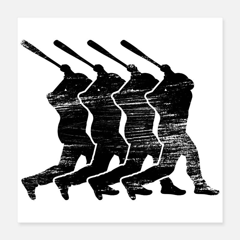 Baseball bat Poster 16" x 16" (40x40 cm)