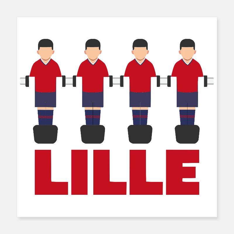 Lille Poster 40x40 cm