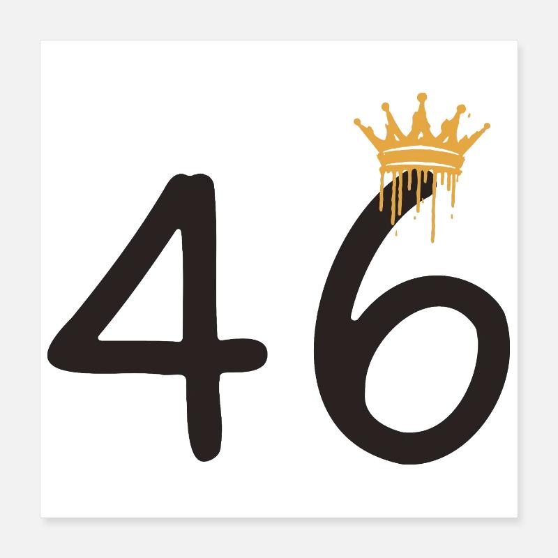 46 Poster 40x40 cm