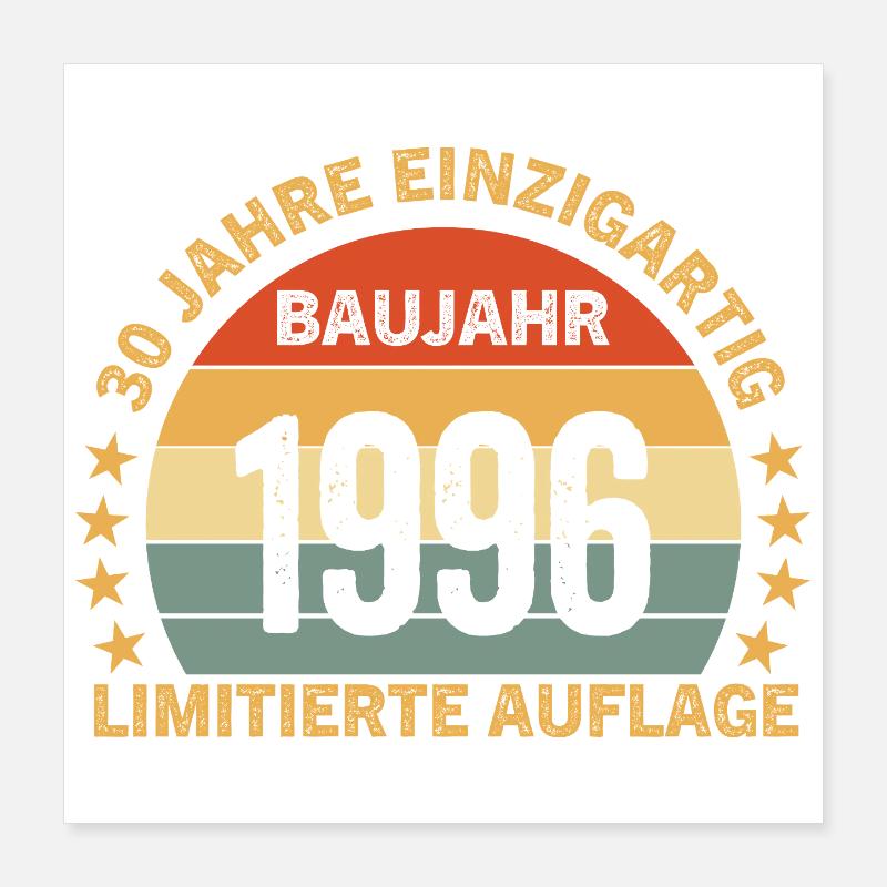 30 ANS D’ÉDITION LIMITÉE UNIQUE Poster 40 x 40 cm