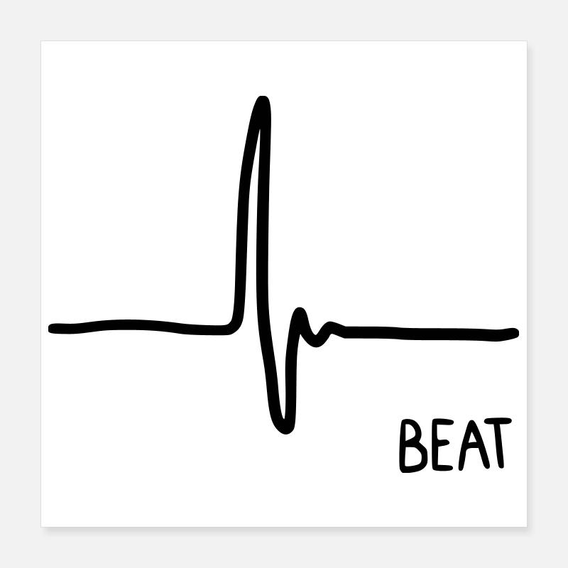 Battement Poster 40 x 40 cm