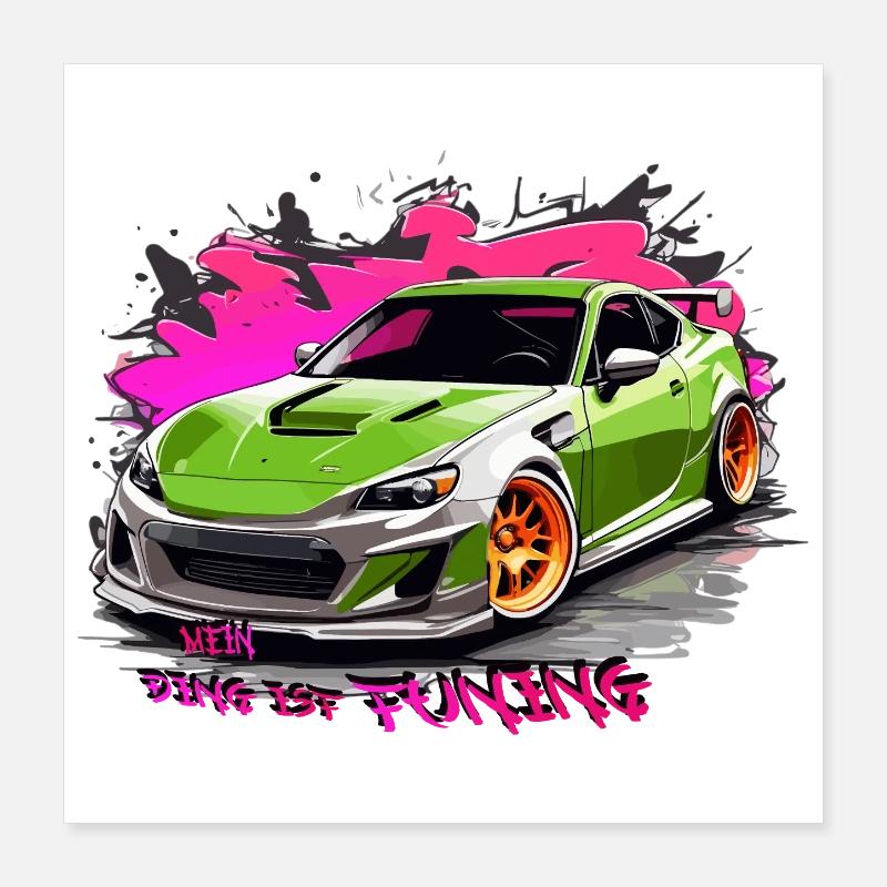 Mon truc, c’est le tuning Poster 40 x 40 cm