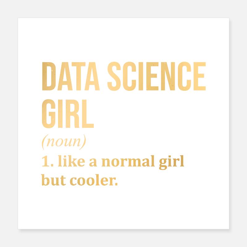 Data Science Poster 16" x 16" (40x40 cm)